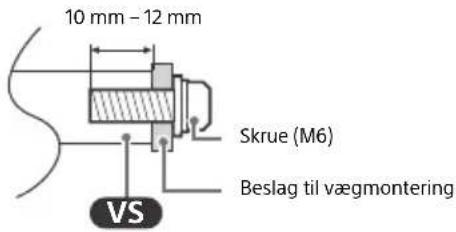 SONY Bravia KD55XH9077 - Forberedelse til vægmontering - 1