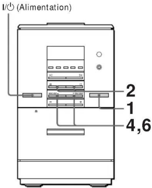 SONY CMTED1A - Etape 3: Présélection des stations de radio - 1
