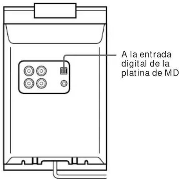 SONY CMTED1A - Conexión de una platina de MD para realizar grabaciones digitales - 1
