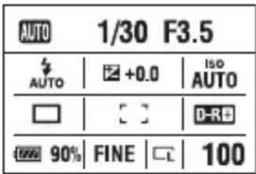 SONY Alpha DSLRA350H - Impostare l'interruttore LIVE VIEW/ OVF su "OVF". - 3