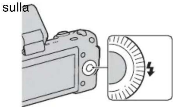 SONY Alpha NEX5D - Selezione del modo del flash - 1