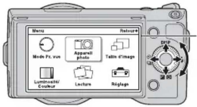 SONY Alpha NEX5D - Molette de commande - 2