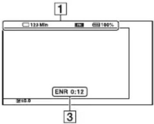 SONY Alpha NEX5H - Liste des icônes sur l'écran LCD - 3