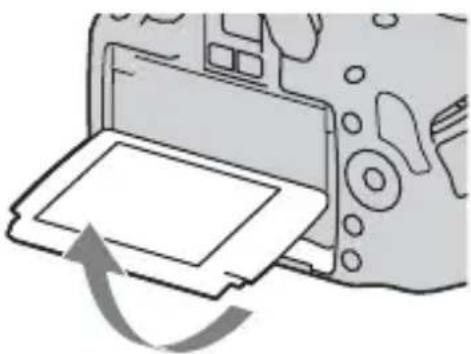 SONY Alpha DSLRA380H - Regolazione dell'angolazione del monitor LCD - 2