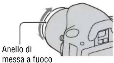 SONY Alpha DSLRA380H - Regolazione manuale della messa a fuoco (messa a fuococomuiale) - 3