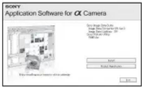 SONY Alpha DSLRA380H - Accendere il computer e inserire il CD-ROM (in dotazione) nell'unità CD-ROM. - 1