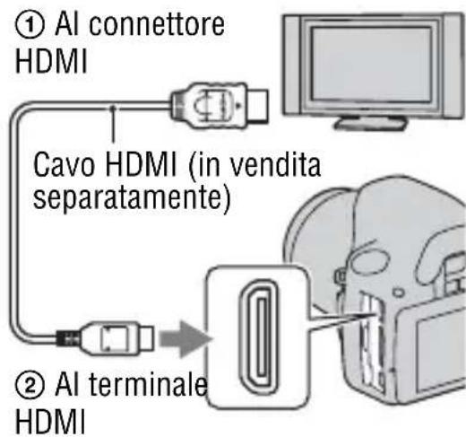 SONY Alpha DSLRA380H - Visualizzazione delle immagini su uno schermo tevisivo - 1