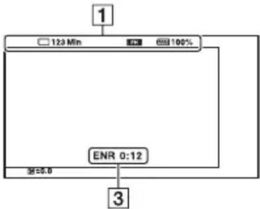 SONY Alpha NEX5K - List des icones sur l'écran LCD - 3