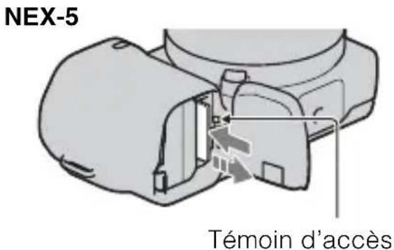 SONY Alpha NEX5K - Retrait de la carte mémoire - 1