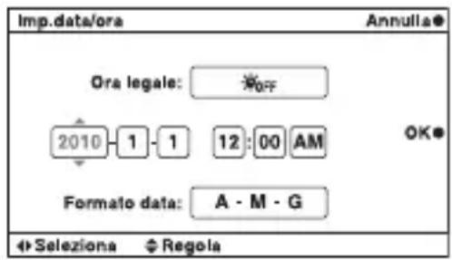 SONY Alpha NEX5K - Accensione della fotocamera e impostazione della data - 6