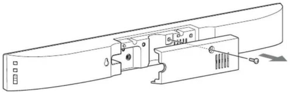 SONY SA46SE1 - Réalisation des branchements avec la barre de son - 1