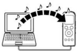 SONY ICDUX522F - Copie de fichiers de musique de votre ordinateur vers l'enregistreur IC pour les dire - 1