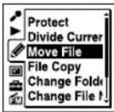 SONY ICDUX522F - Déplacement d'un fichier vers un autre dossier - 2