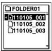 SONY ICDUX522F - Sélectionnez un fichier. - 1