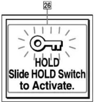 SONY ICDUX522F - Affichage avec la fonction HOLD - 1