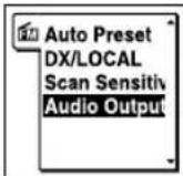 SONY ICDUX522F - Basculer la sortie de la radio FM entre le haut-parleur et le casque - 2