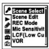 SONY ICDUX522F - Sélection d'une scène d'enregistrement pour chaque situation - 2