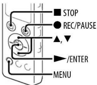 SONY ICDUX522F - Début d'enregistrement automatique en réponse à la source sonore – Fonction VOR - 1