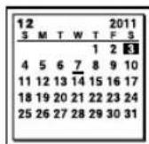 SONY ICDUX522F - Sélection d'une date d'enregistrement à partir du calendrier et lecture - 3