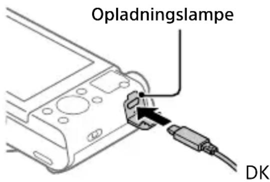 SONY Cybershot DSCWX800 - Opladning af batteriet - 1