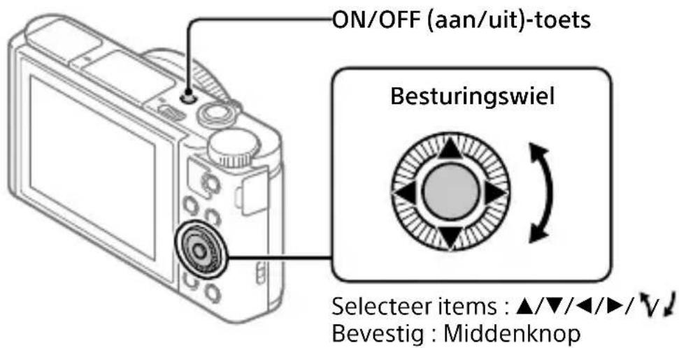SONY Cybershot DSCWX800 - De taal en de klok instellen - 1