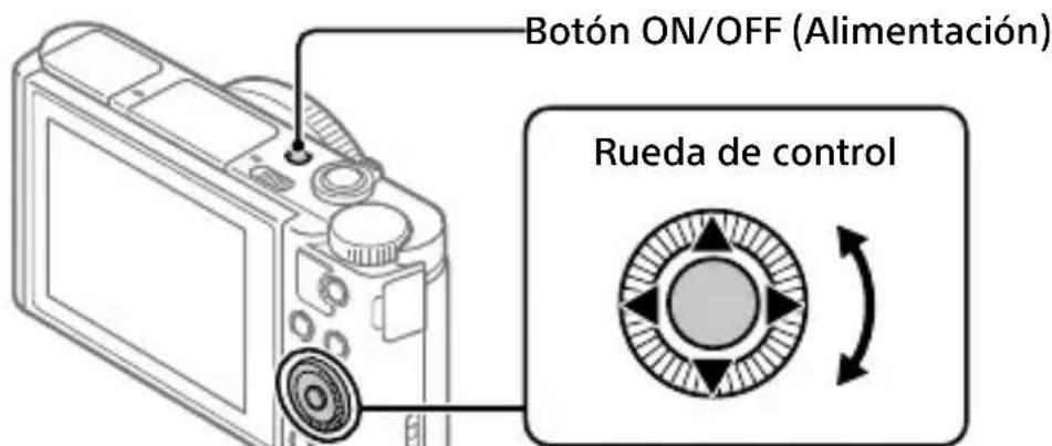 SONY Cybershot DSCWX800 - Ajuste del idioma y el reloj - 1