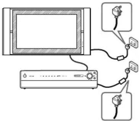 SONY KE42MR1E - Switching On the TV and Tuning the TV Automatically - 2