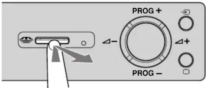 SONY KE42MR1E - Extraer un "Memory Stick" - 1