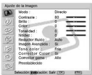SONY KE42MR1E - Ajuste de la imagen - 1