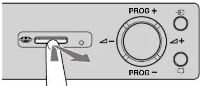 SONY KE42MR1E - Retirer un "Memory Stick" - 1