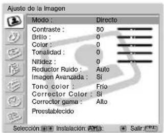 SONY KE42MR1E - Ajuste de la imagen - 3