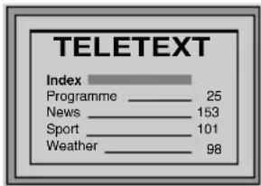 SONY KE42MR1E - Entrer dans le service du Télétexte : - 1