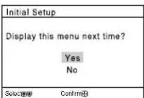 SONY Trinitron KVBZ14M70 - Setting up your TV ("Initial Setup") (continued) - 5