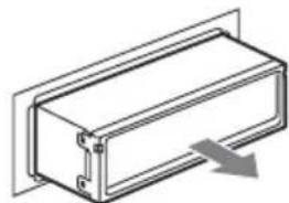 SONY CDXS2210S - Remove the unit. - 3