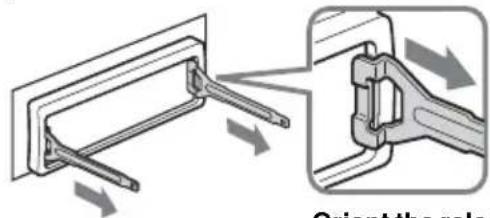 SONY CDXS2210S - Remove the protection collar. - 1