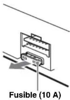 SONY CDXS2210S - Remplacement du fusible - 1