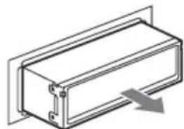 SONY CDXS2210X - Remove the unit. - 3