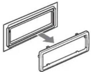 SONY CDXS2210X - Remove the protection collar. - 2