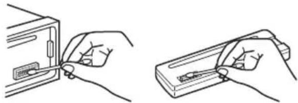 SONY CDXGT274MP - Aansluitingen schoonmaken - 1