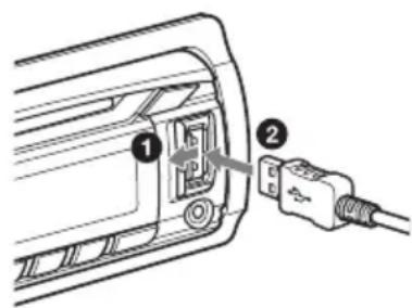 SONY CDXGT474UM - Riproducione del contentuto di un disposativo USB - 1
