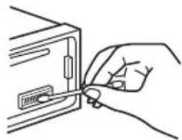 SONY CDXGT474UM - Cleaning the connectors - 1