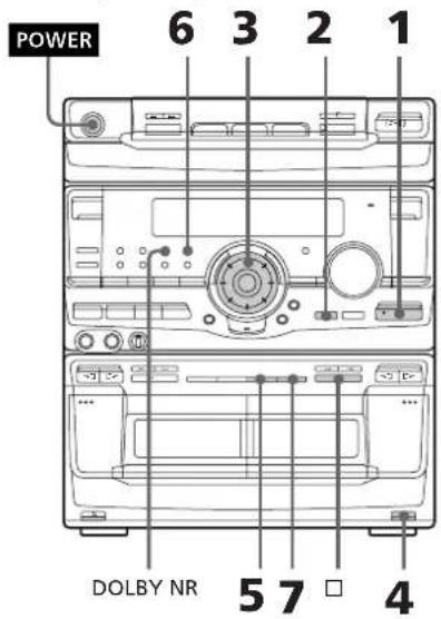 SONY MHCGR7 - Enregistrement à partir de la radio - 1