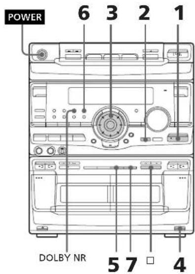 SONY MHCGR7 - Grabación de la radio - 1