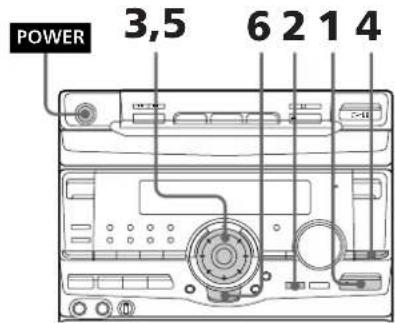SONY MHCGR7 - Etape 3: PréRéglagedestationsradio - 1