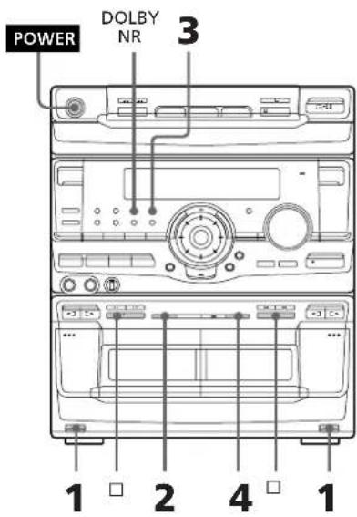 SONY MHCGR7 - Enregistrement à partird'une cassette - 1