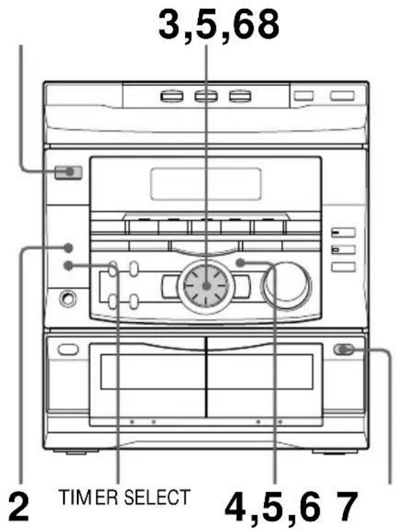 SONY MHCR300 - Grabación con temporizador de programas de radio - 1