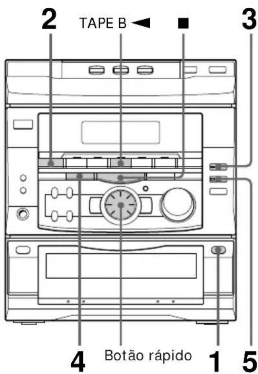 SONY MHCR300 - Gravação manual de uma cassete - 1