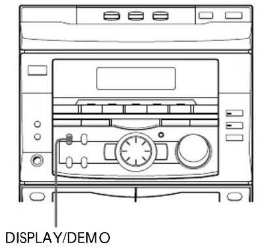 SONY MHCR300 - Utilisation de l'afficheur CD - 1