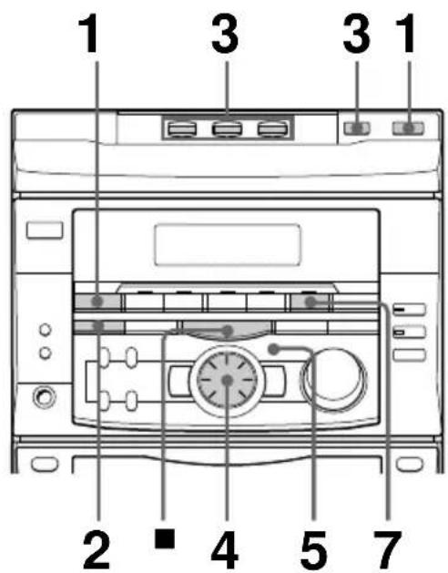 SONY MHCR300 - Programación de canciones de CD - 1