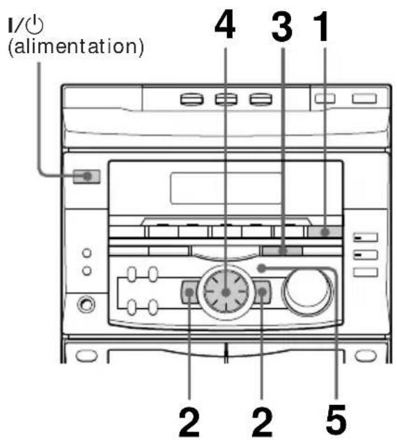 SONY MHCR300 - Étape 3 : Préréglage des stations de radio - 1